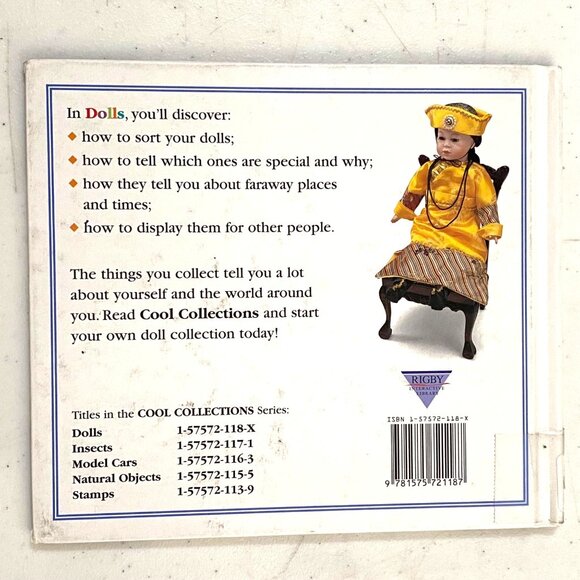 Dolls Hardcover Mir Tamim Ansary Cool Collections Series Vintage 90s Childrens - Picture 2 of 8